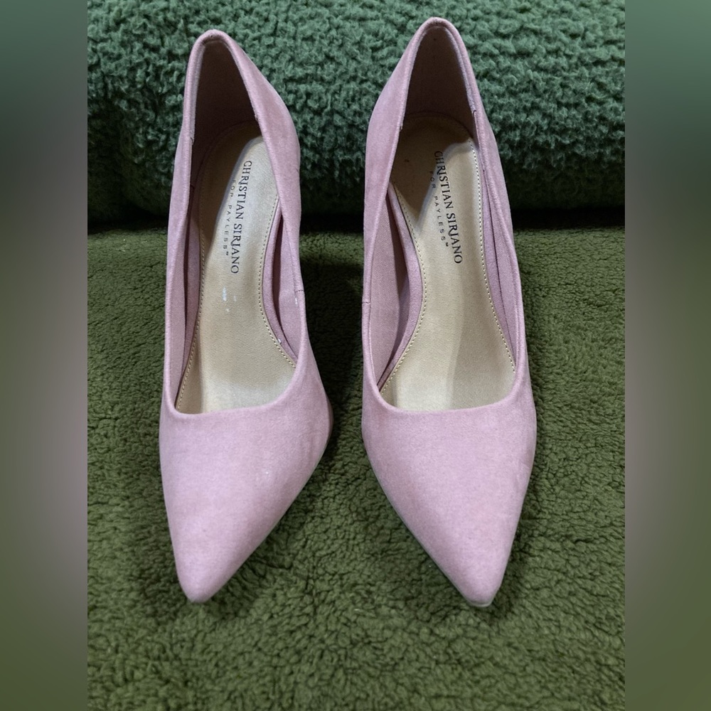 Pink stiletto’s by Payless